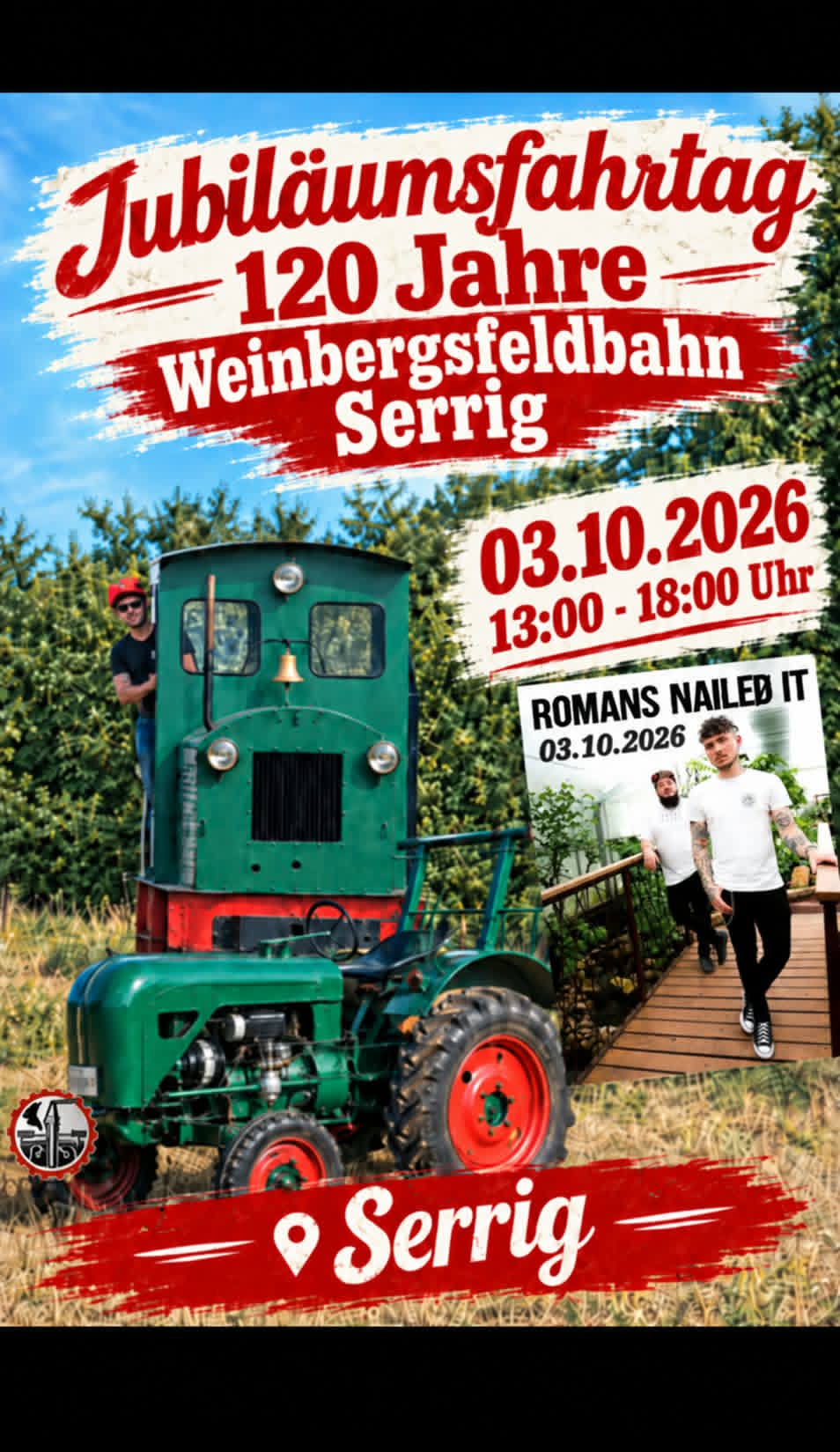 Jubiläumsfahrtag der Feldbahn